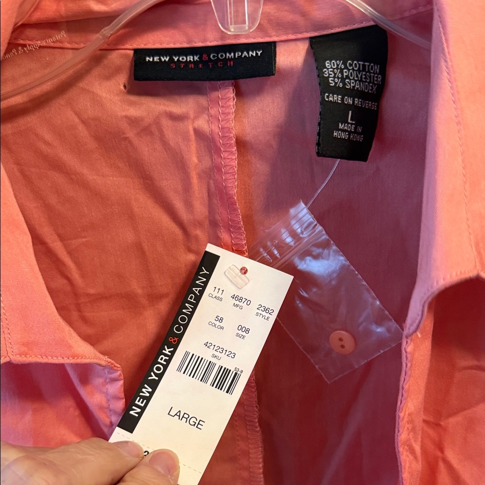 Pink Wrap Around Blouse - Picture 3 of 4